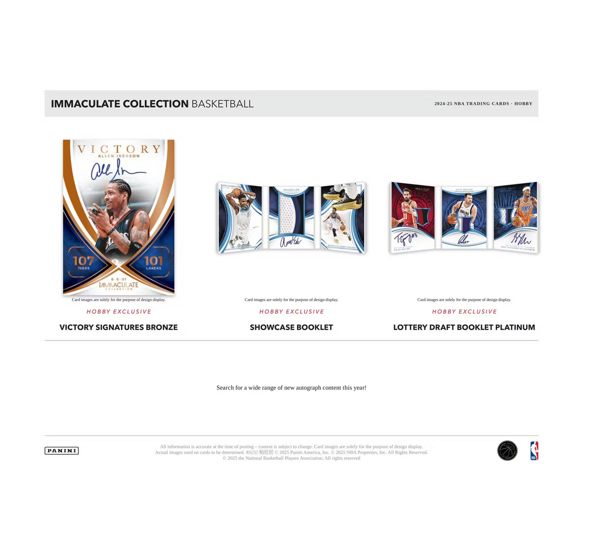 2024-25 Panini Immaculate Basketball Hobby 5-Box Case