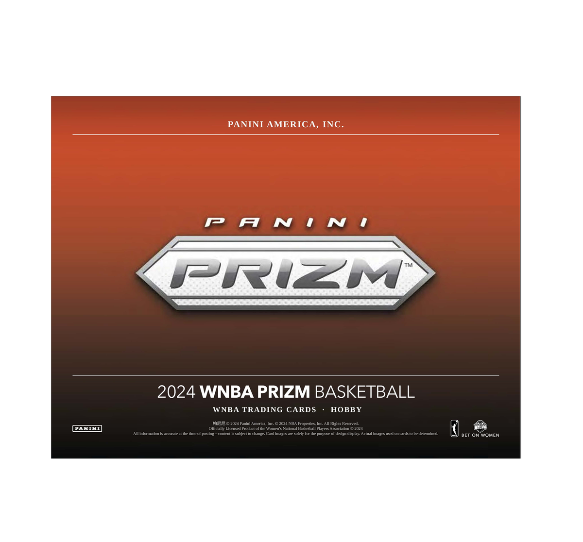 2024 Panini Prizm WNBA Basketball Hobby 12-Box Case