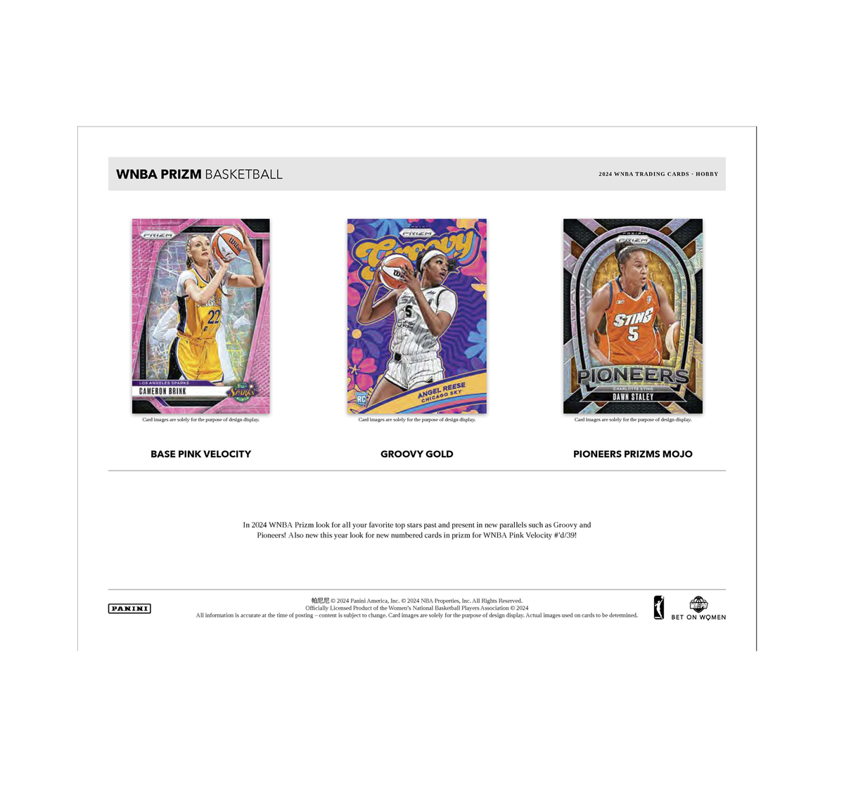2024 Panini Prizm WNBA Basketball Hobby 12-Box Case