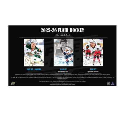 2025-26 Upper Deck Flair Hockey Hobby 10-Box Case