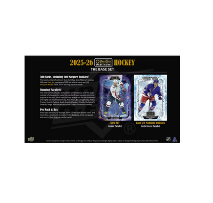 2025-26 Upper Deck O-Pee-Chee Platinum Hockey Hobby 8-Box Case
