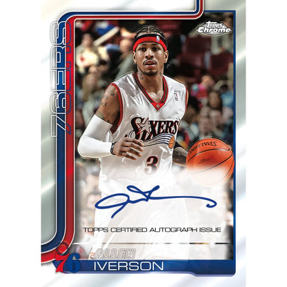 2025/26 Topps Chrome Basketball First Day Jumbo Box