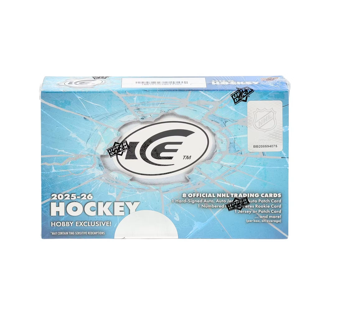 2025-26 Upper Deck Ice Hockey Hobby 16-Box Case