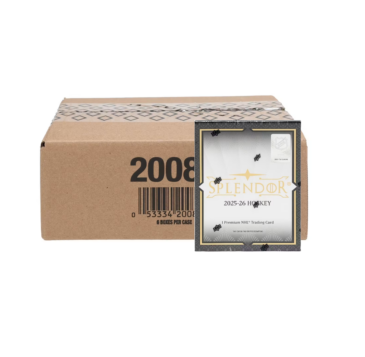2025-26 Upper Deck Splendor Hockey Hobby 6-Box Case