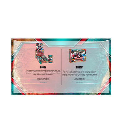 2026 Bowman Football Hobby 12-Box Case