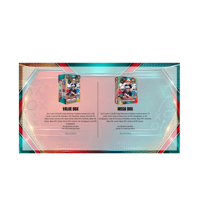 2026 Bowman Football Hobby 12-Box Case