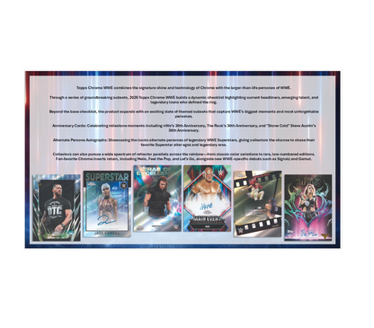 2026 Topps Chrome WWE Breaker's Delight 6-Box Case