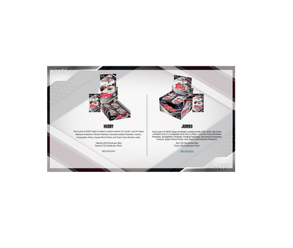 2026 Topps Football Jumbo Hobby 6-Box Case