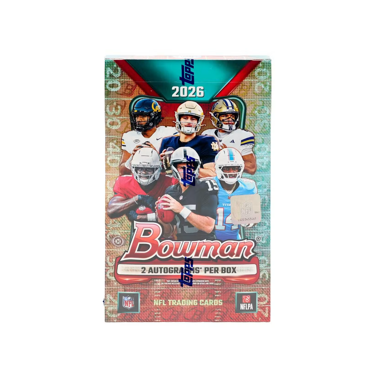 2026 Bowman Football Hobby 12-Box Case