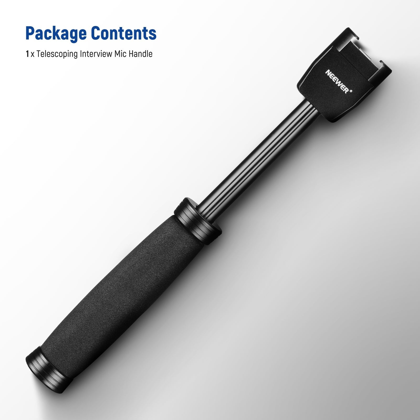 NEEWER MS004 Telescoping Interview Mic Handle for Wireless Go