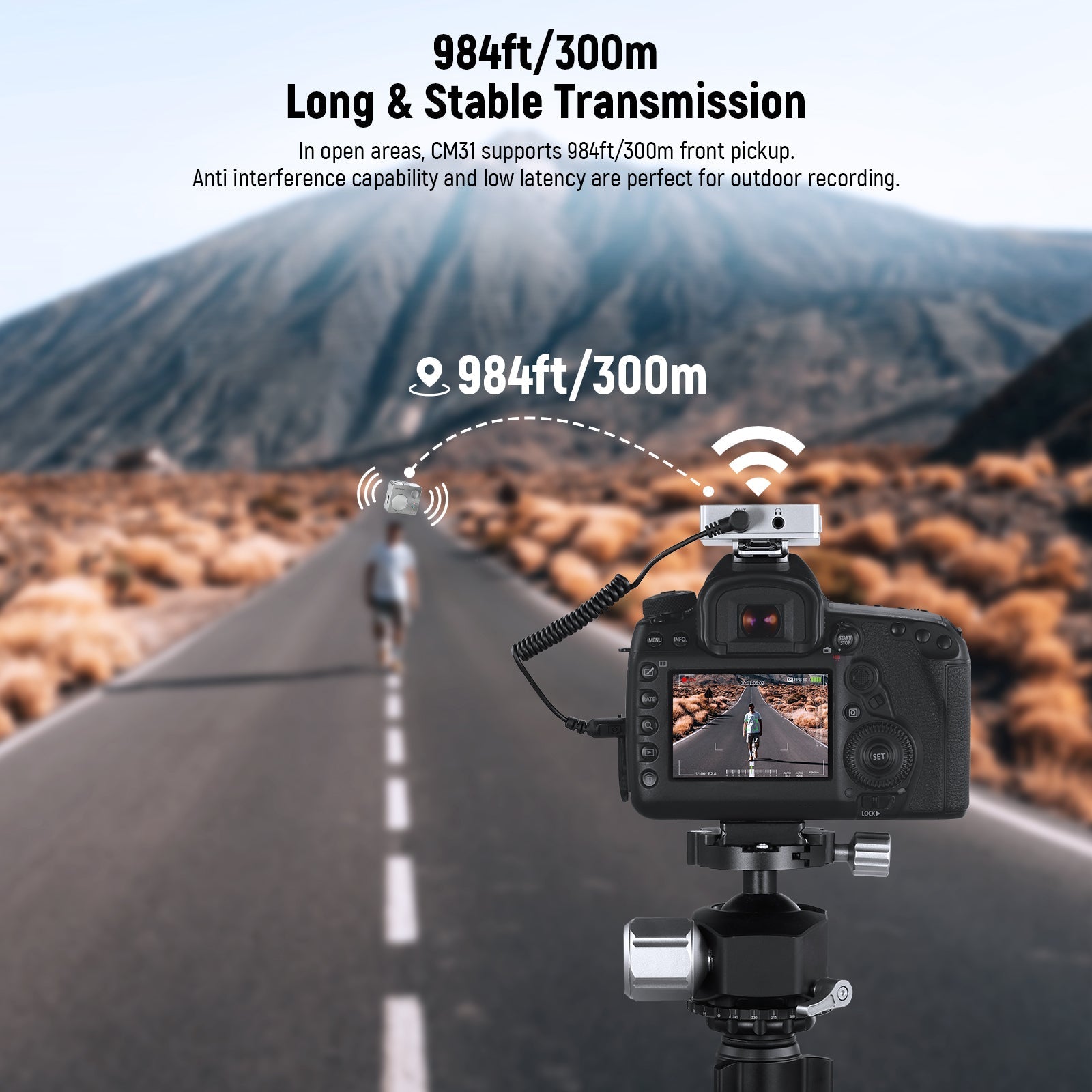 NEEWER CM31 Wireless Lavalier Microphone System for Phone/Camera