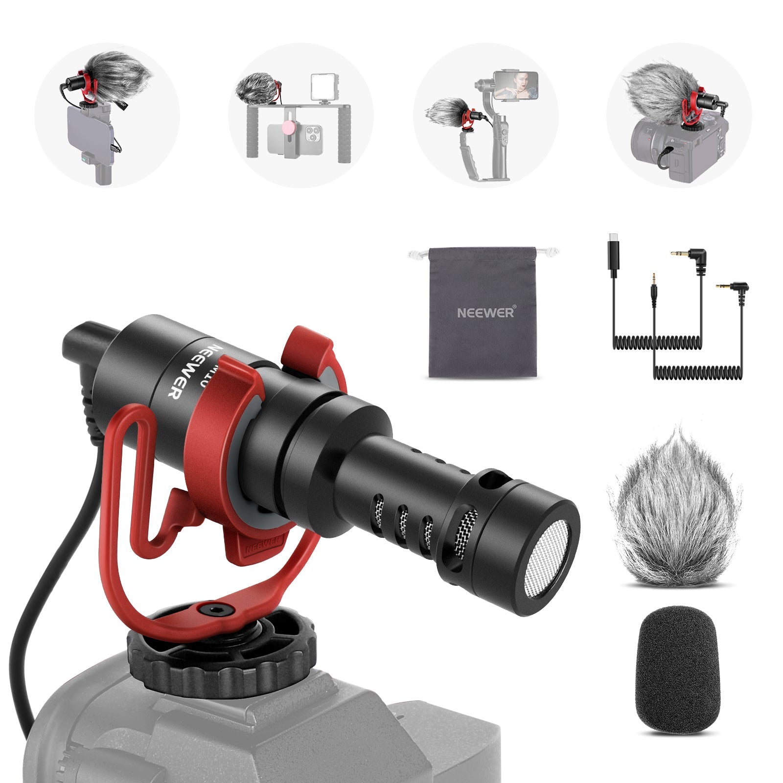 NEEWER VM10 Plug & Play Vlog Microphone