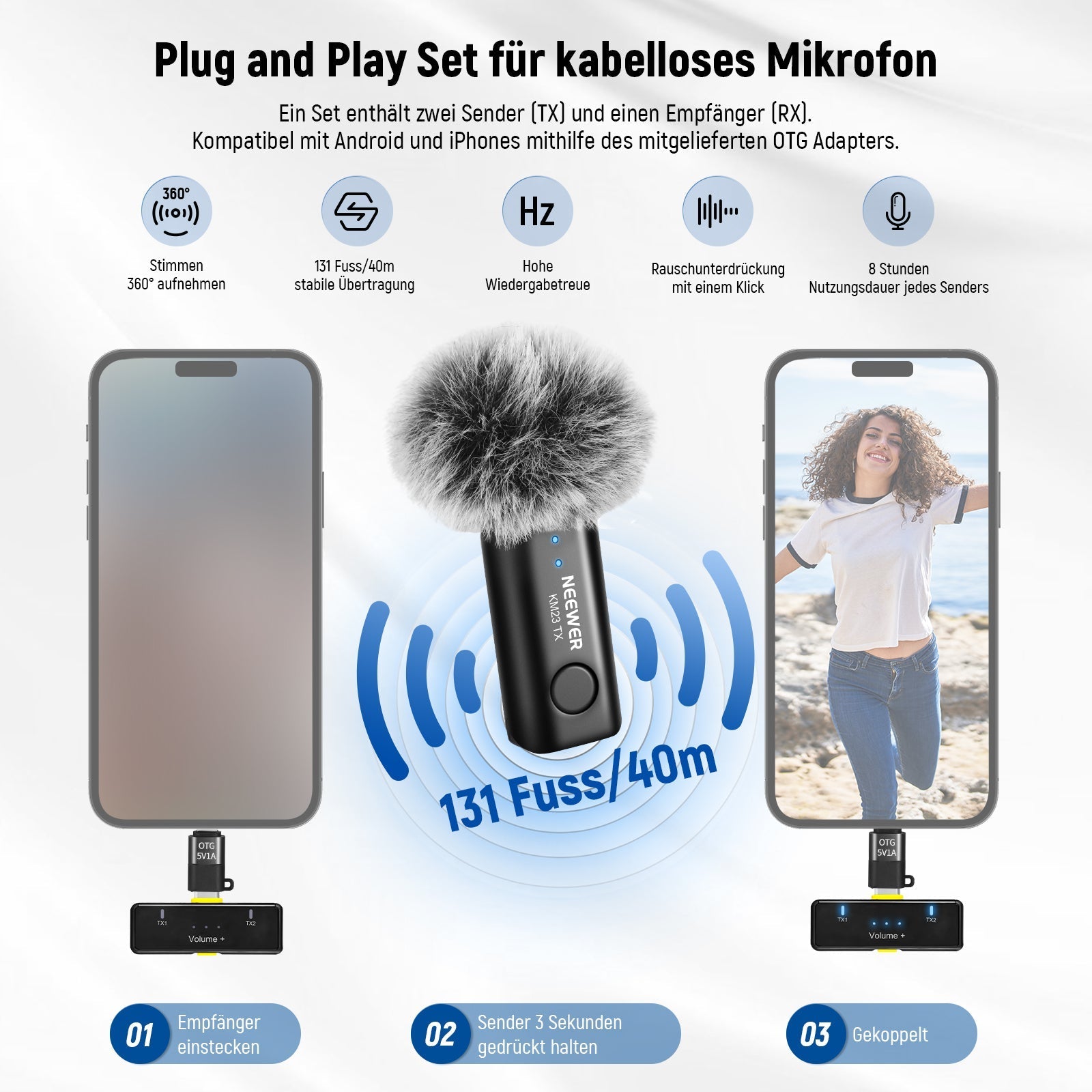 NEEWER PA048 Vlogging Kit