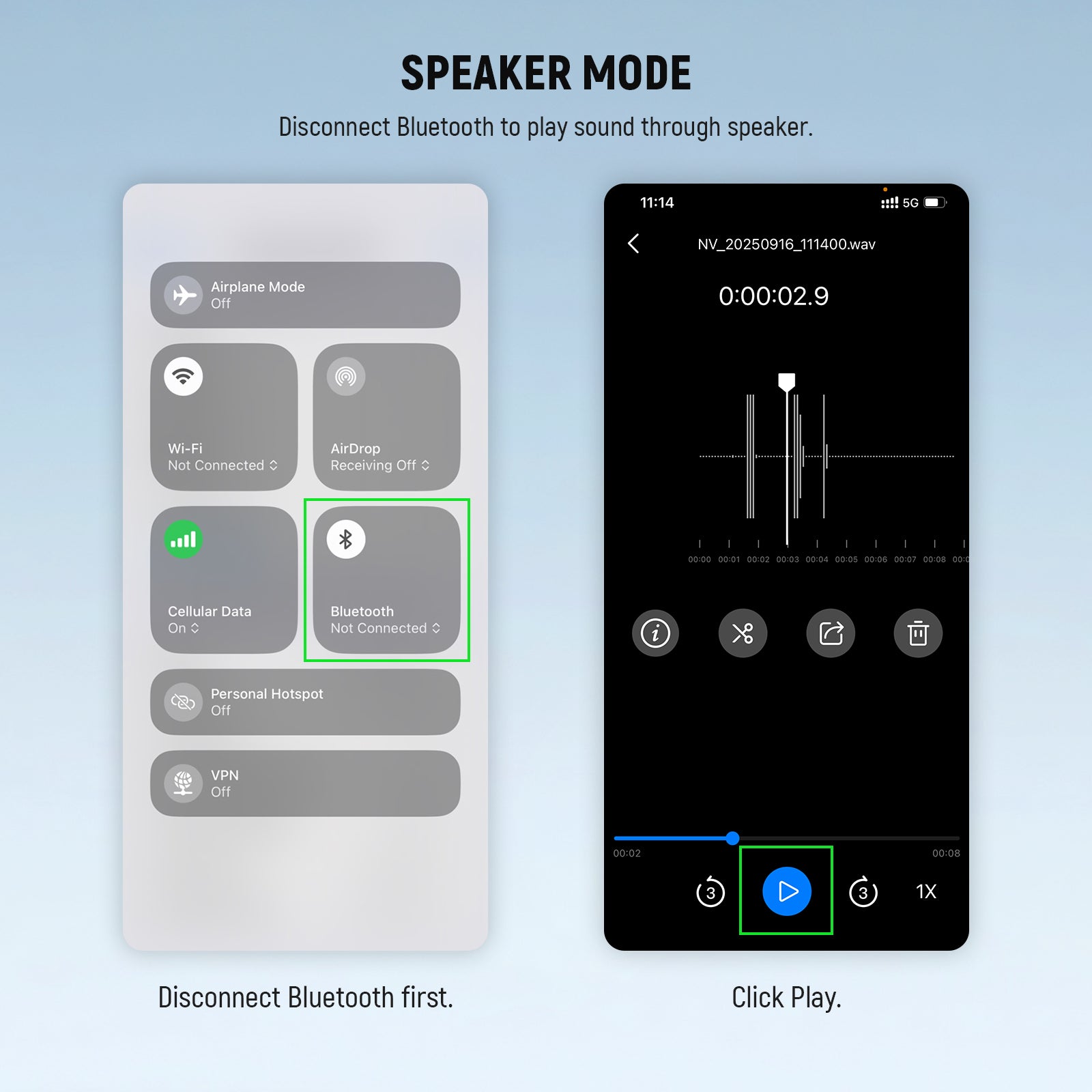 NEEWER KM23B Wireless Microphone Transmitter with App Control
