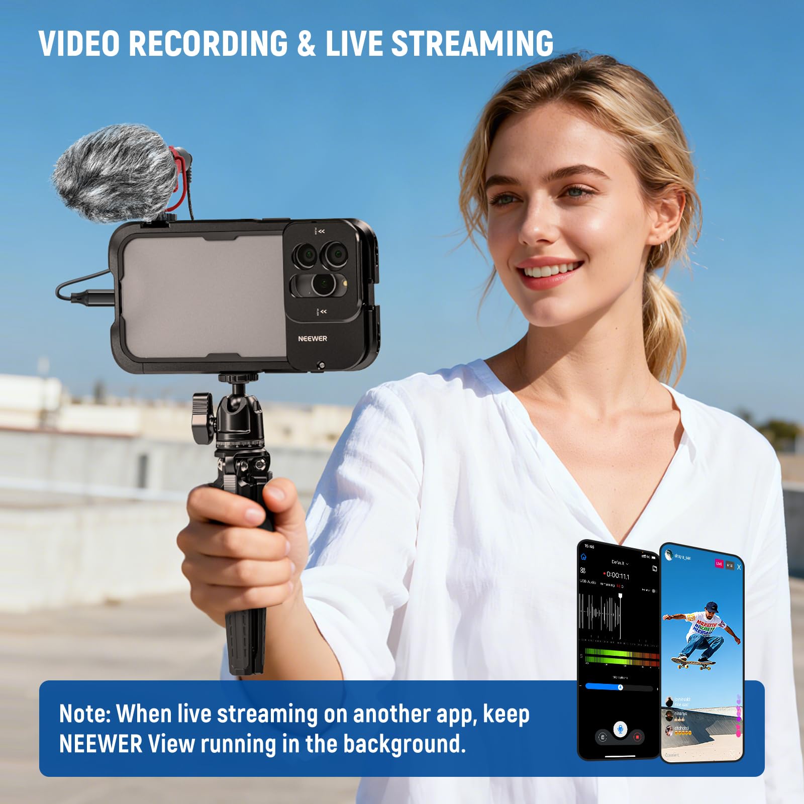 NEEWER VM10 Plug & Play Vlog Microphone