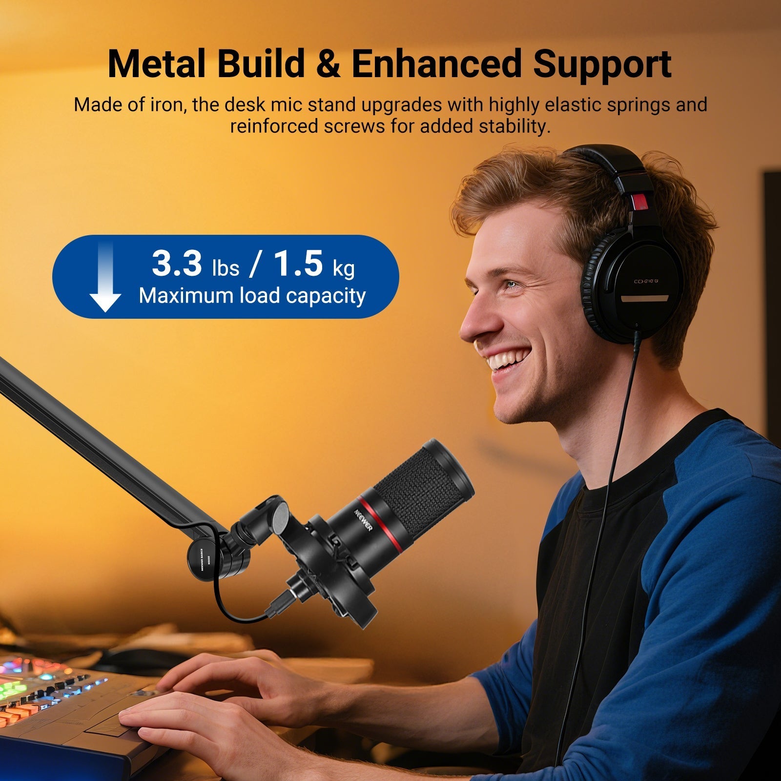 NEEWER BASICS MS050 Microphone Boom Arm