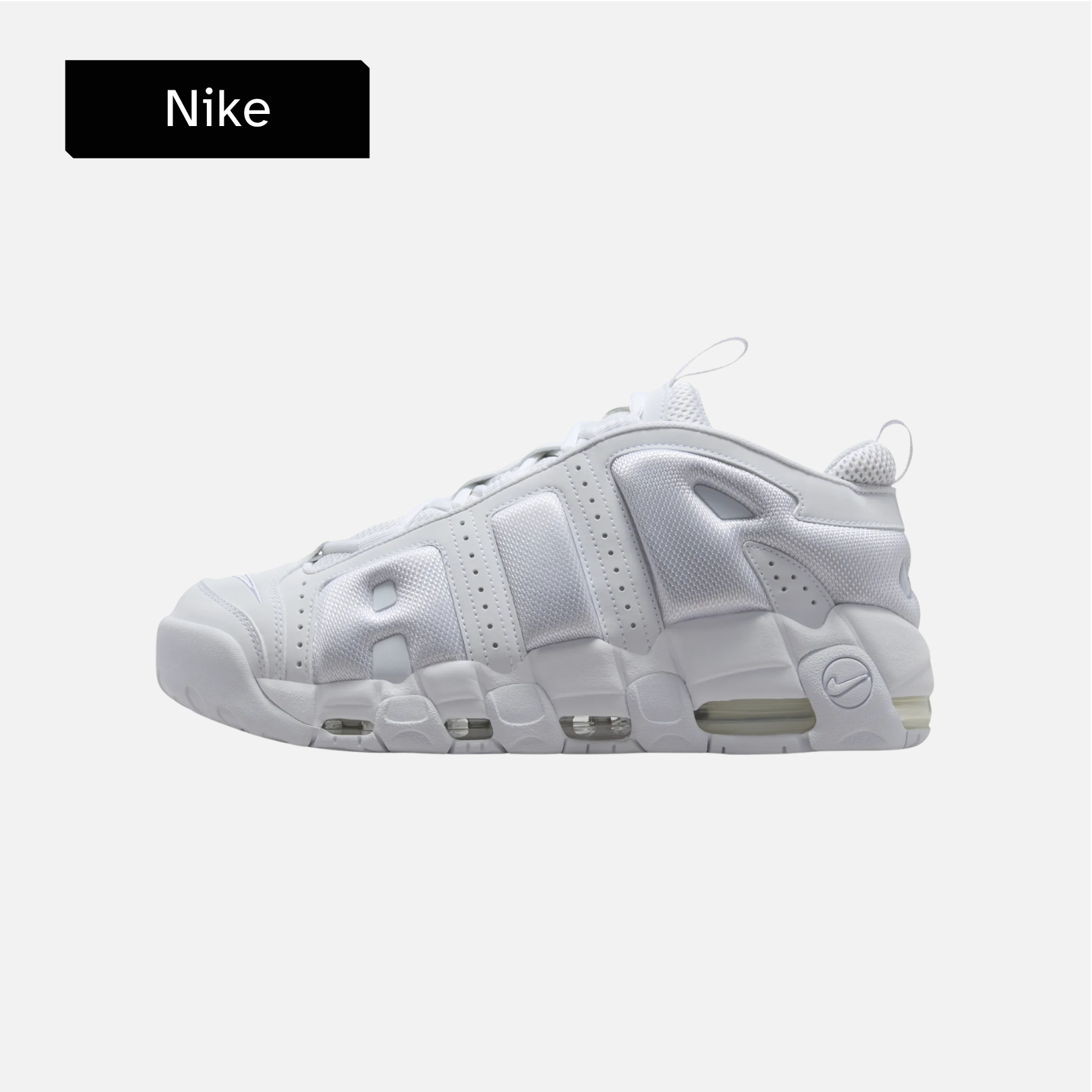 Nike Air More Uptempo Low 'Triple White'