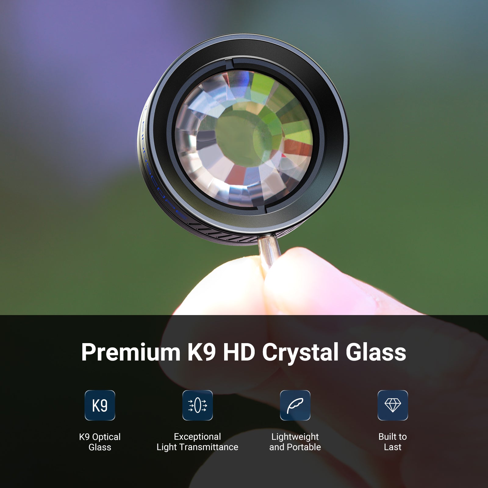NEEWER FL-102 24mm Kaleidoscope Filter with Phone Clip