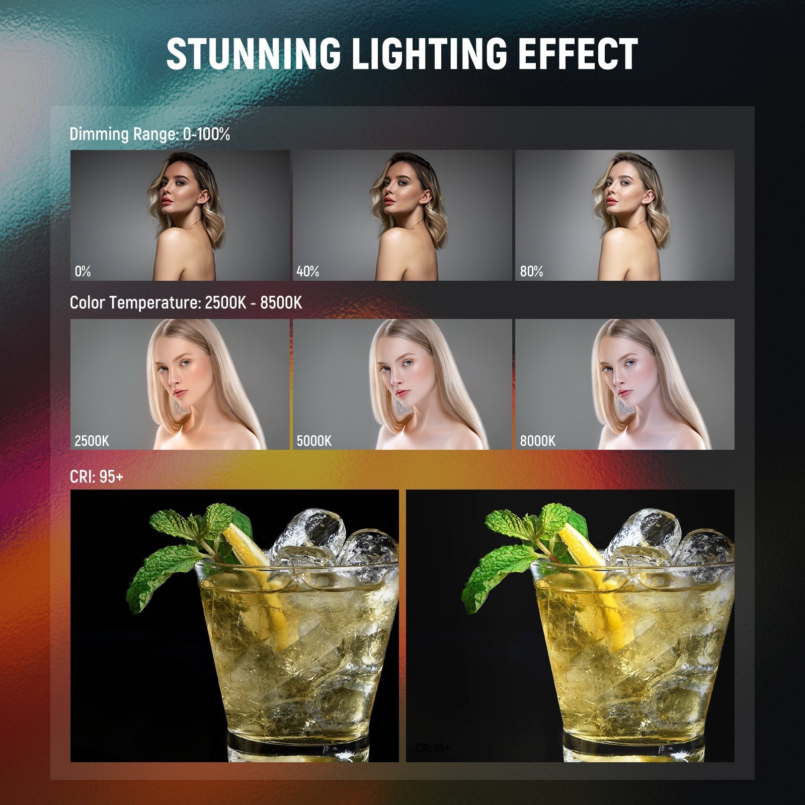 NEEWER TL21C RGB Magnetic Light Wand with APP Control