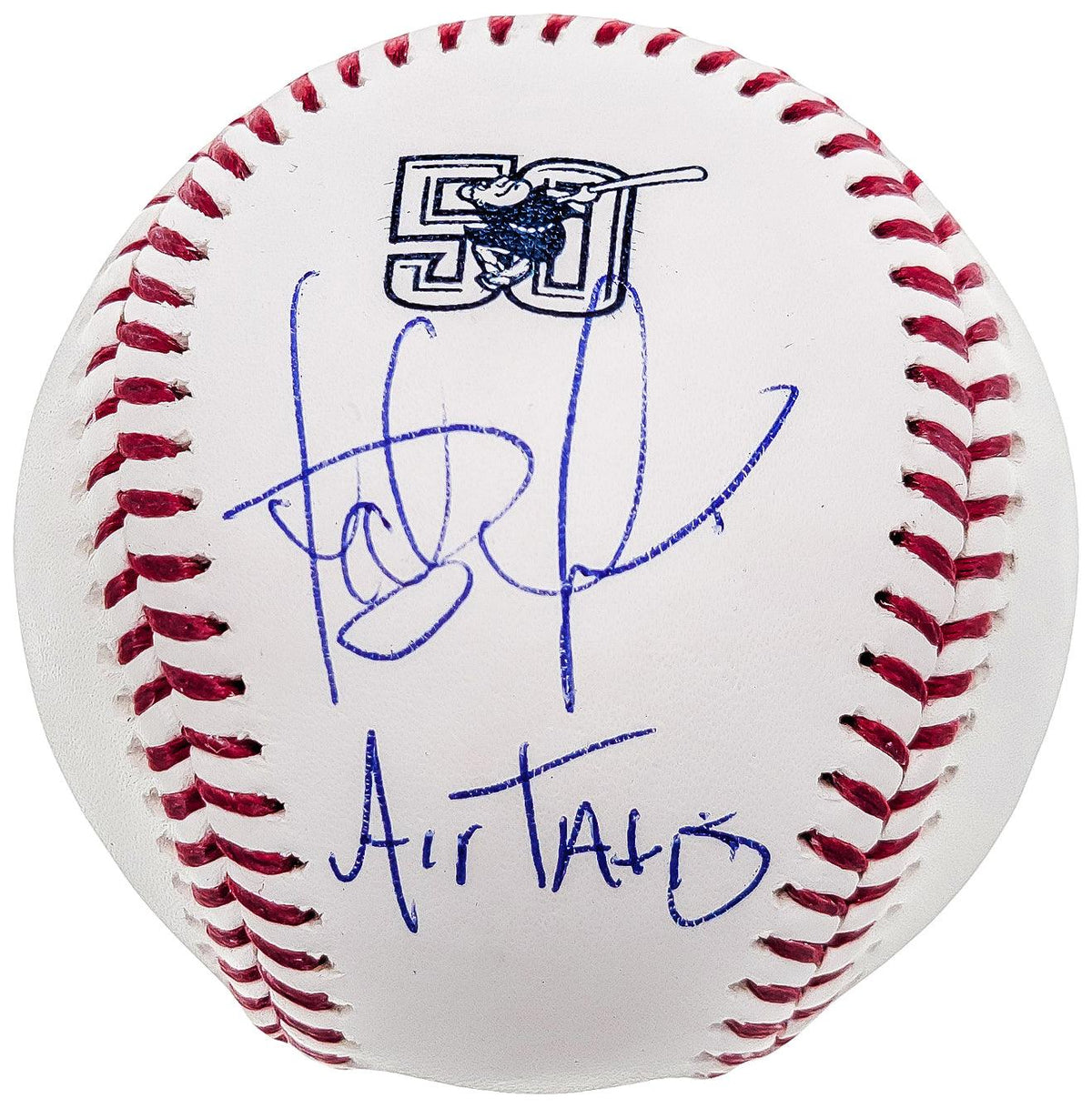 Fernando Tatis Jr. Autographed Official MLB 50th Anniversary Logo Baseball San Diego Padres "Air Tatis" JSA Stock #202021