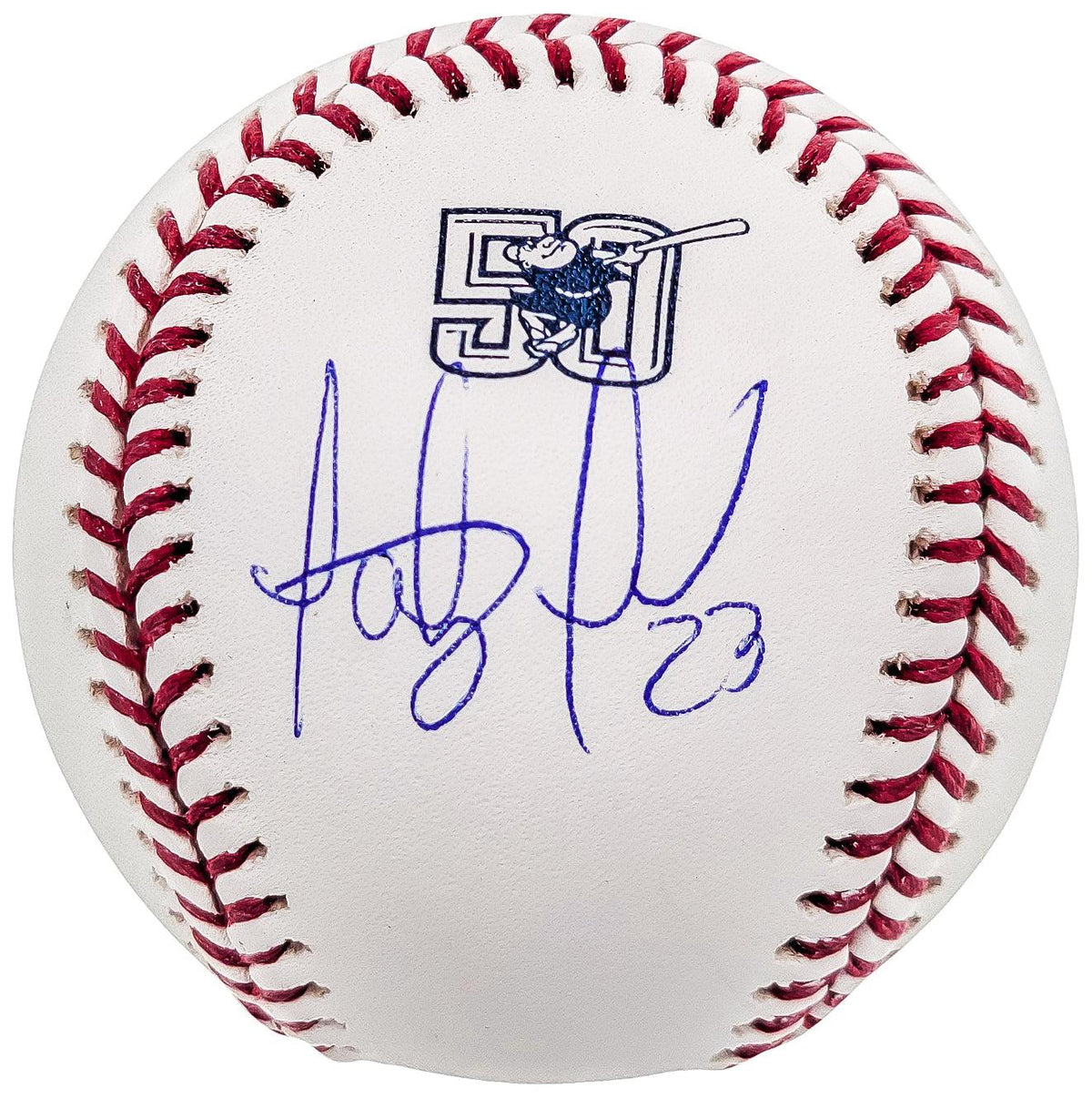 Fernando Tatis Jr. Autographed Official MLB 50th Anniversary Logo Baseball San Diego Padres JSA Stock #202022