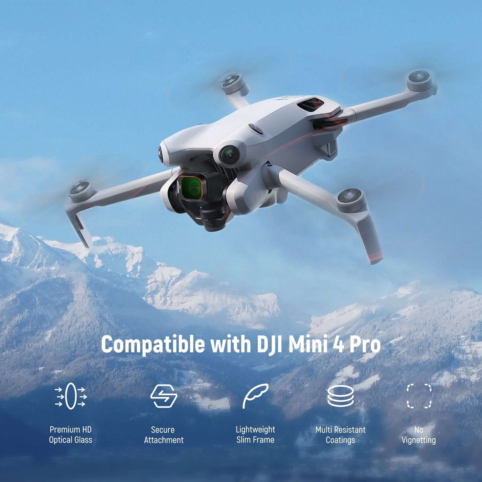 NEEWER FL-A32 6-Pack ND/PL Filter Set for DJI Mini 4 Pro