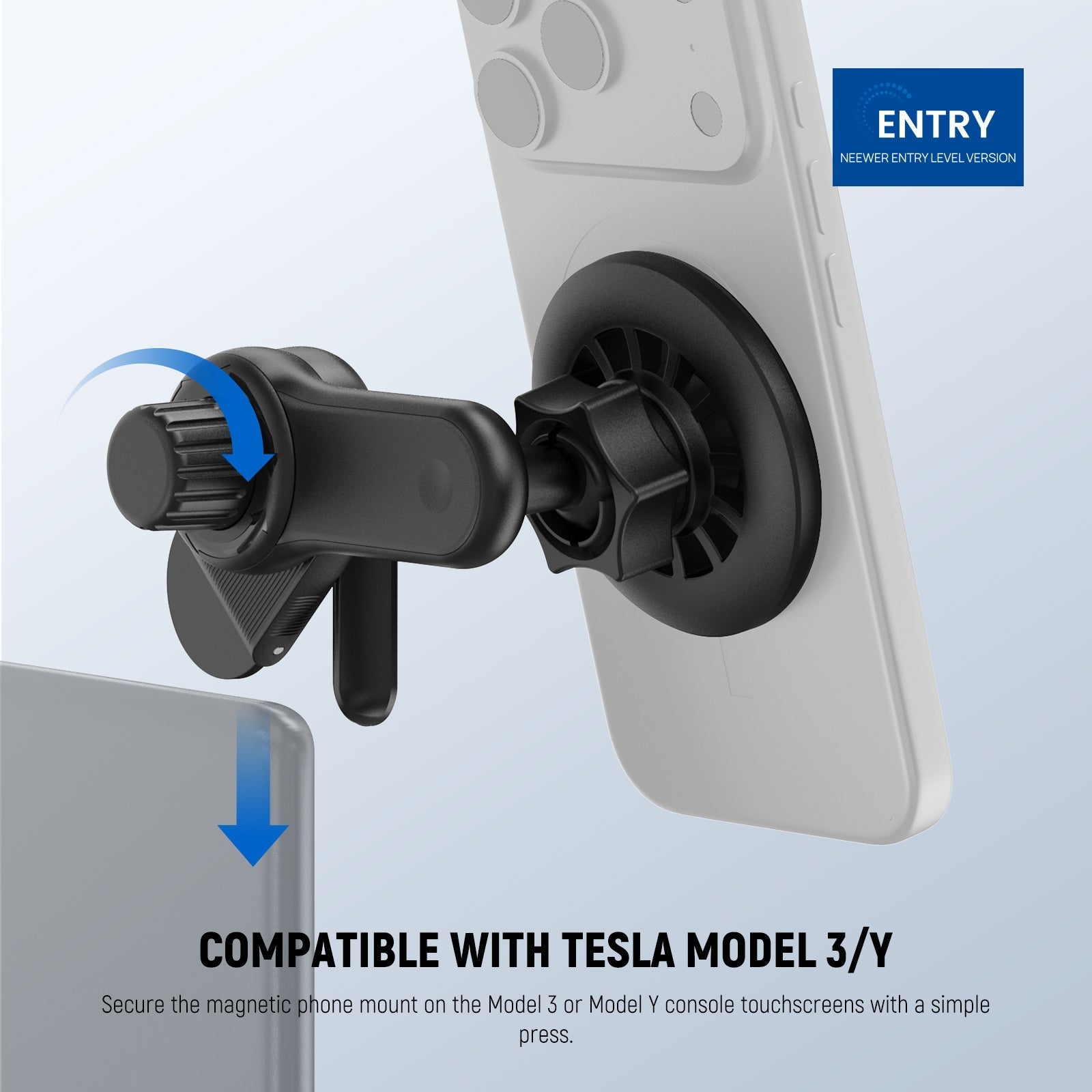 NEEWER ENTRY LEVEL VERSION YW-145A Magnetic Phone Holder For Tesla Model 3/Y