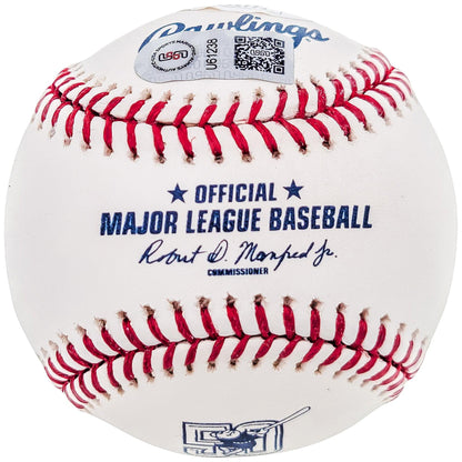 Fernando Tatis Jr. Autographed Official MLB 50th Anniversary Logo Baseball San Diego Padres Full Name JSA #JJ12773