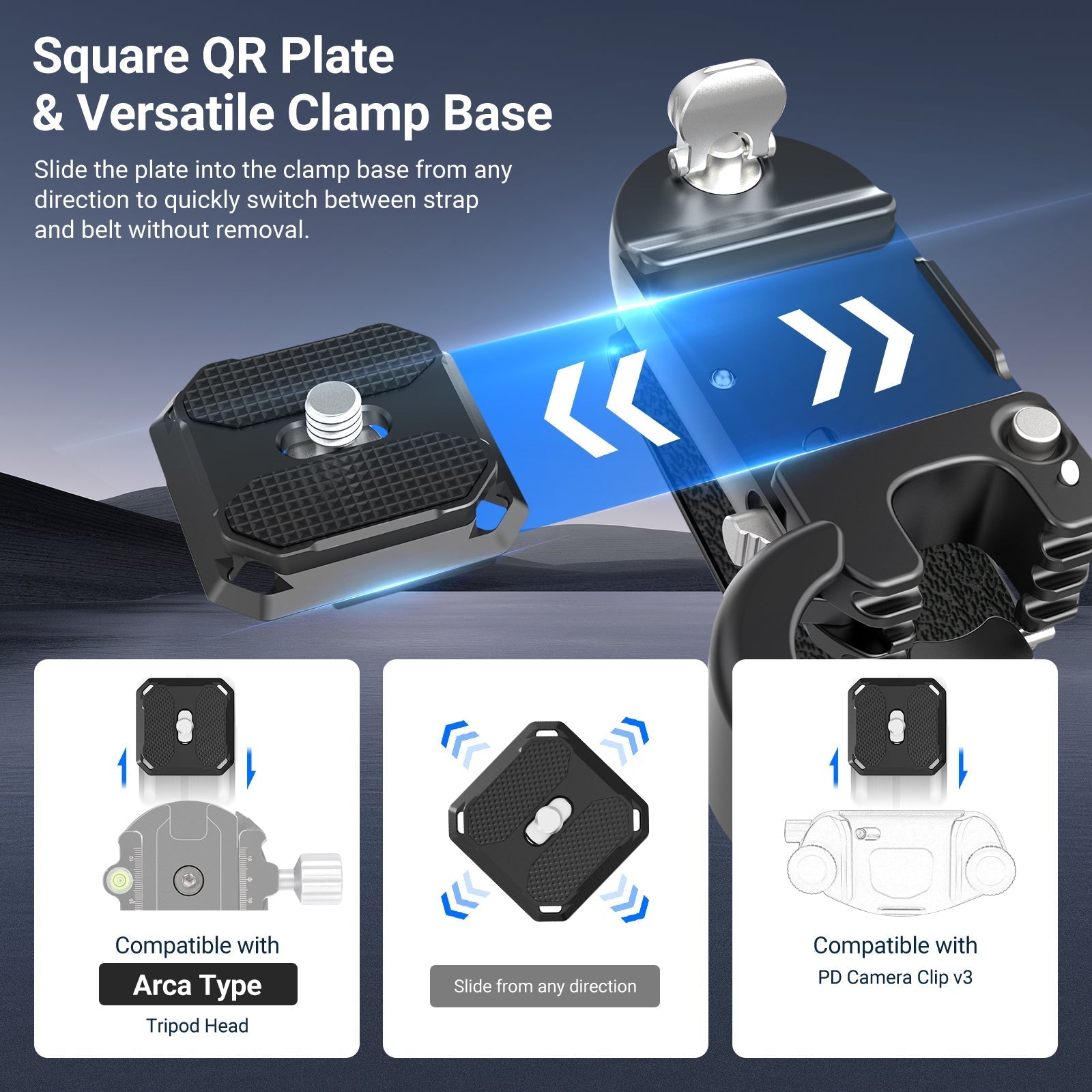NEEWER GP67 Backpack Camera Clip Mount