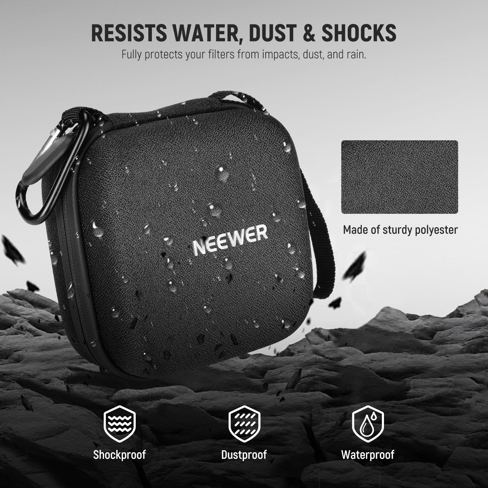 NEEWER PB11/PB12 Hard Shell Filter Storage Case