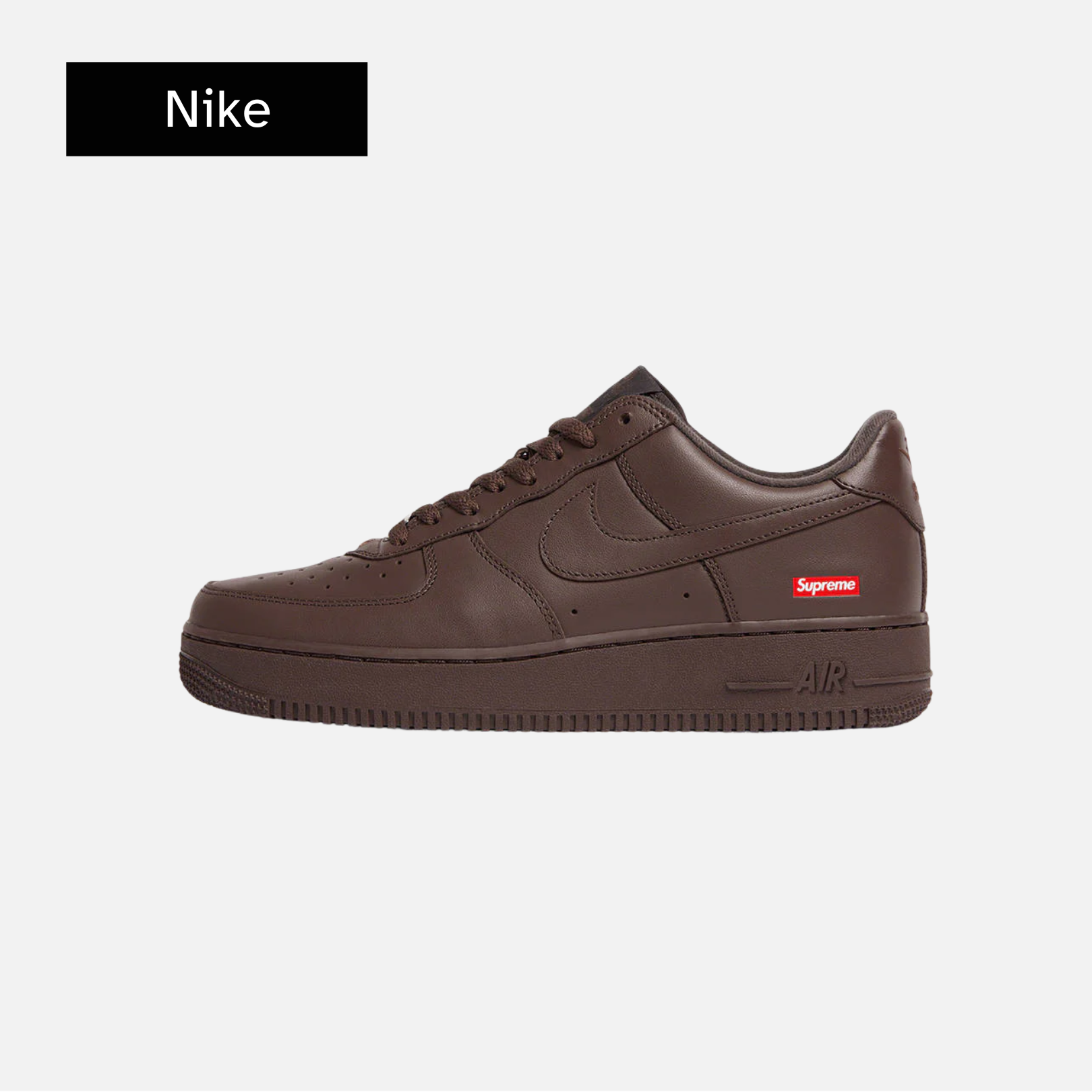 Nike Supreme x Air Force 1 Low 'Box Logo - Baroque Brown'