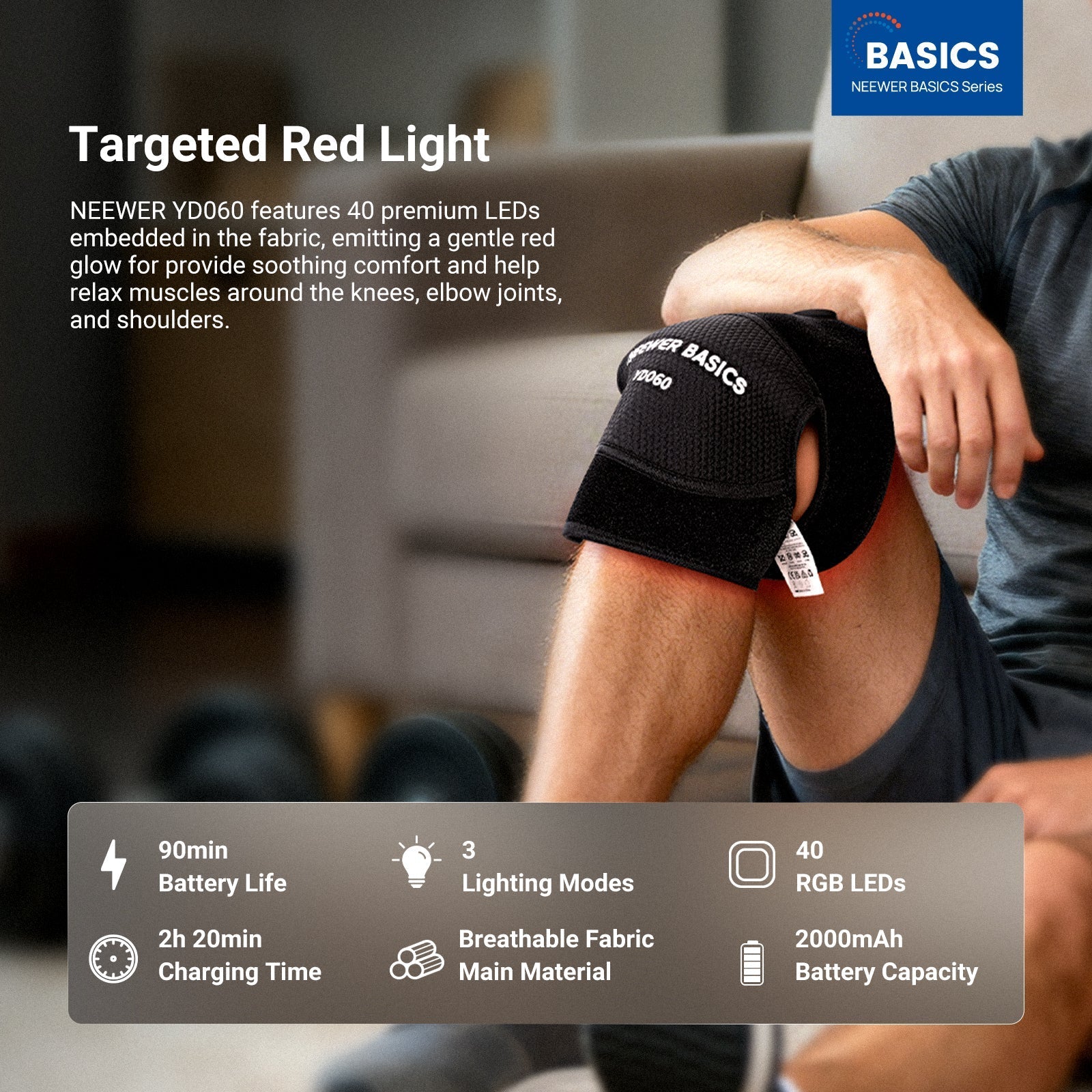 NEEWER BASICS YD060 Red Light for Knee & Elbow Joint
