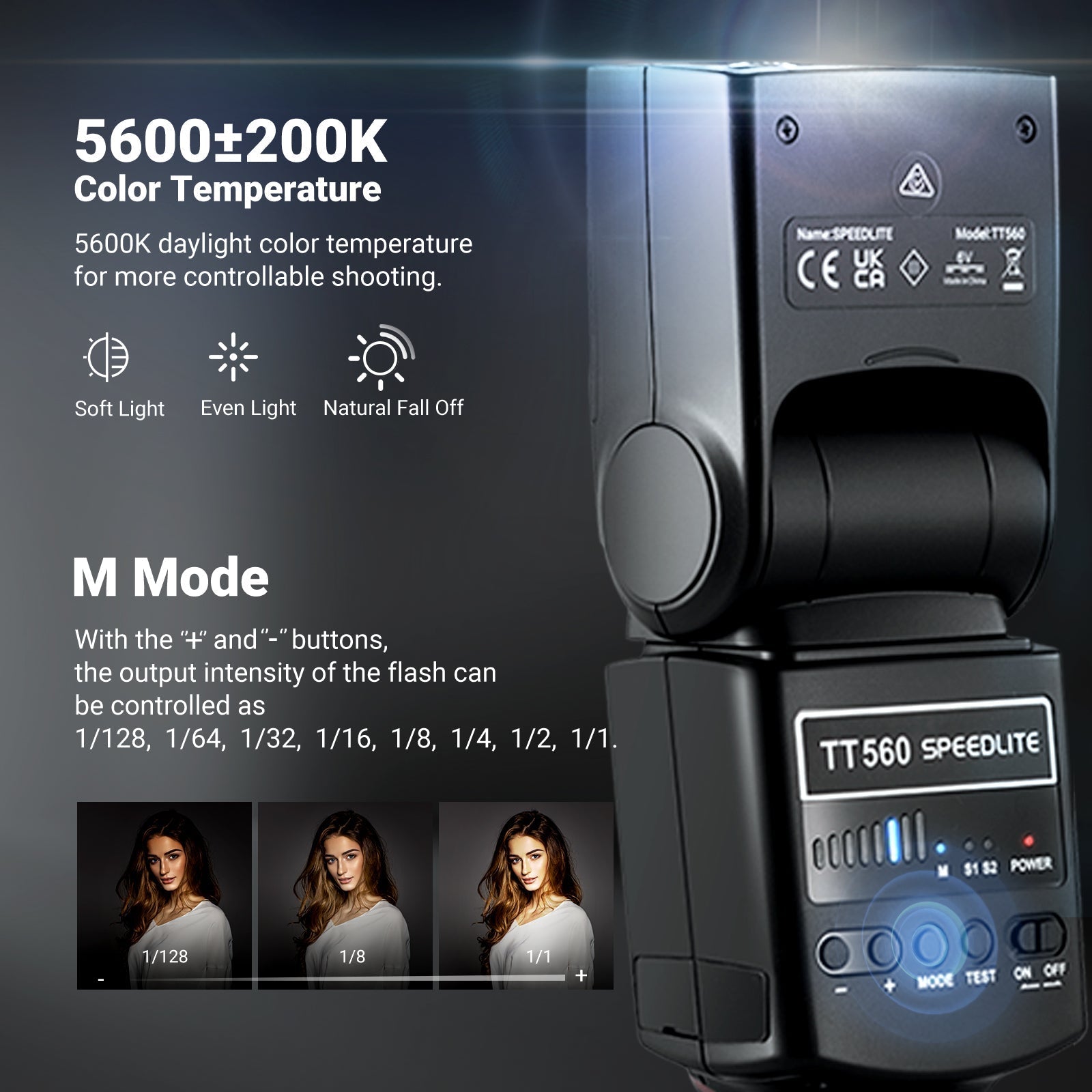 NEEWER TT560 Speedlite Flash For DSLR Cameras