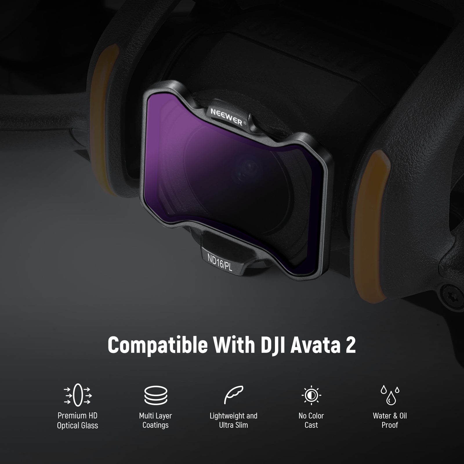 NEEWER 4-Pack Filter Set for DJI Avata 2