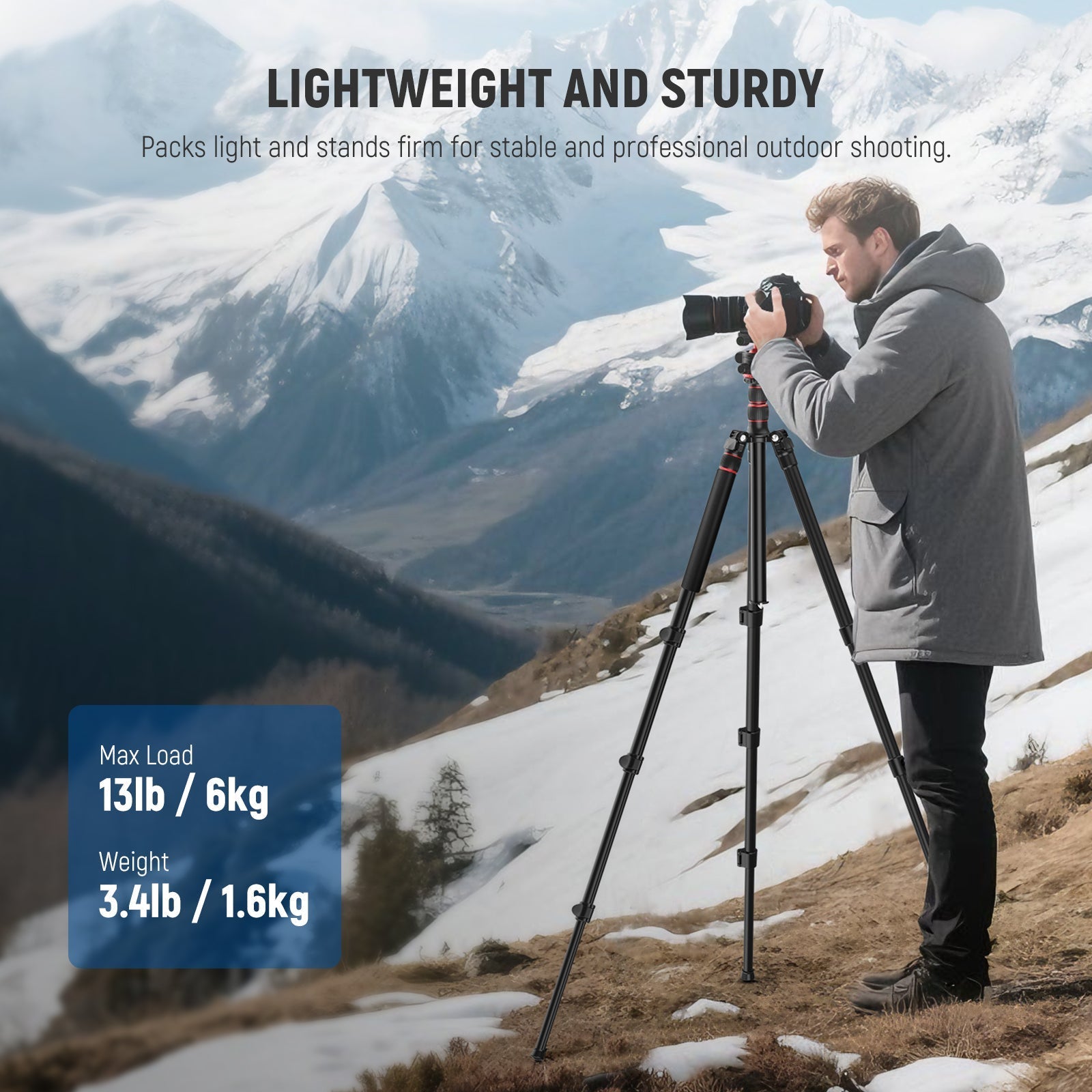 NEEWER TP08 77" Camera Tripod Monopod