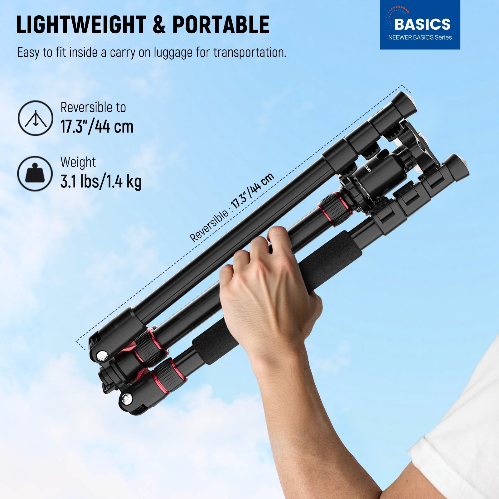 NEEWER BASICS TP15 71" Camera Tripod Monopod