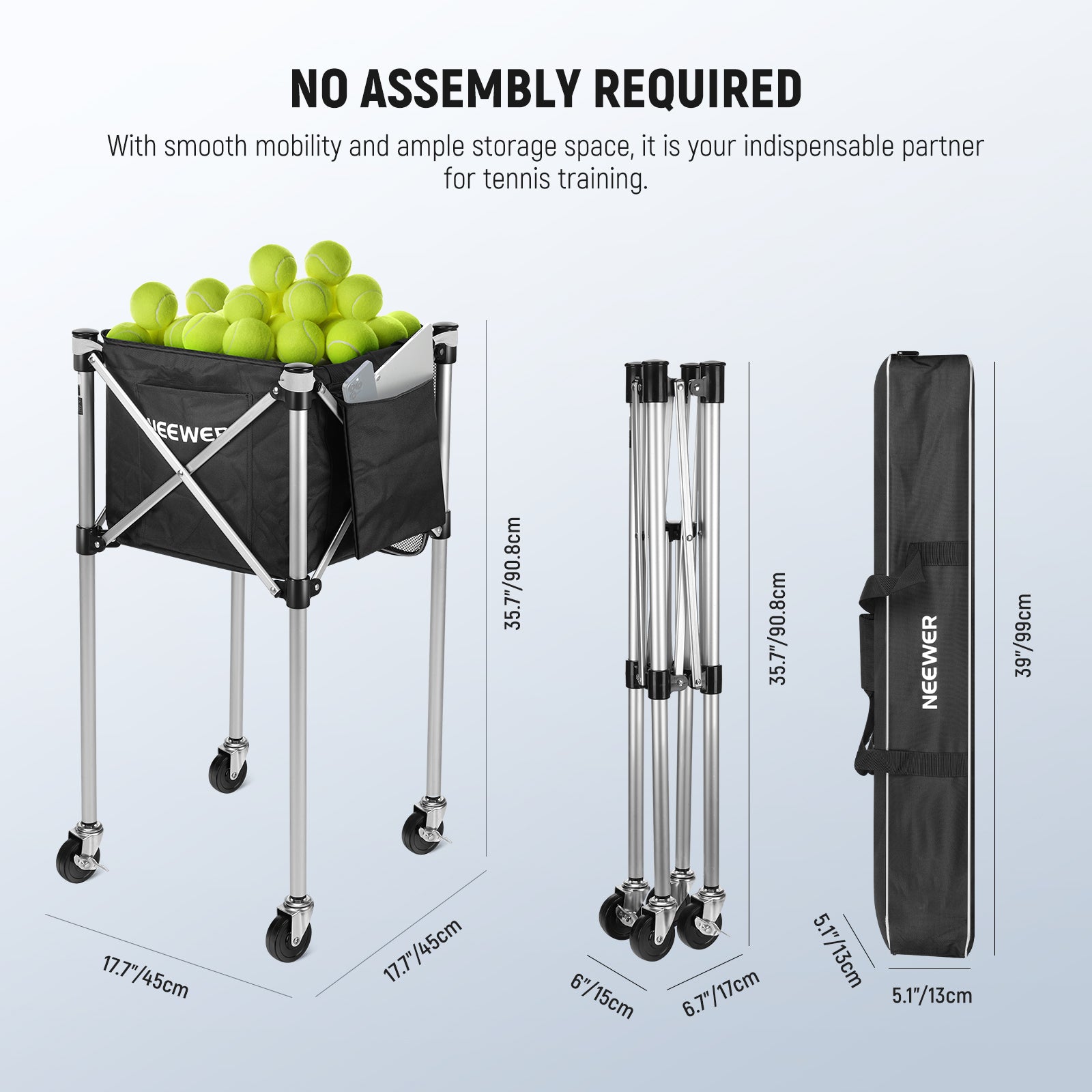 NEEWER TB02X Tennis Ball Hopper
