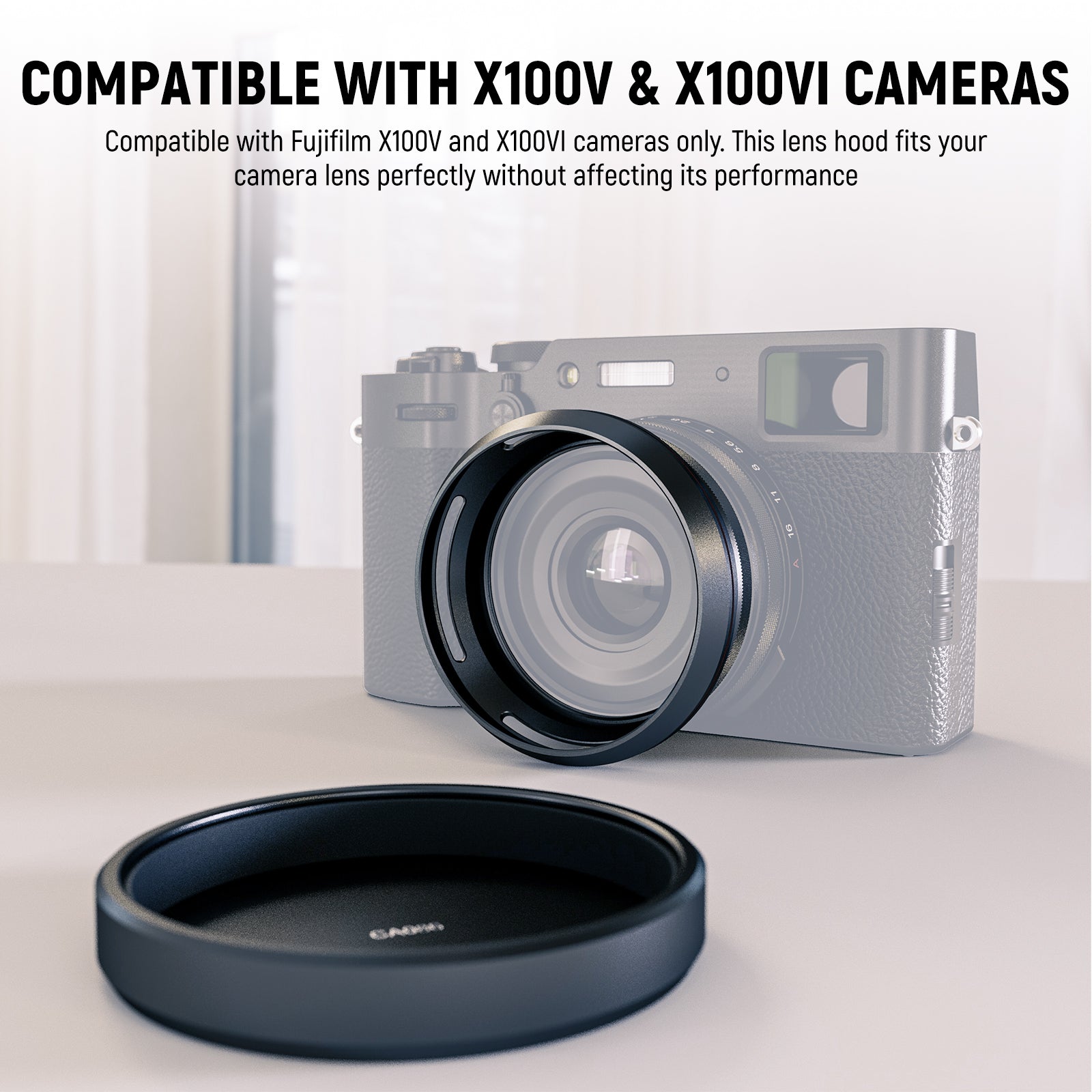 NEEWER CA086 Round Lens Hood For Fujifilm X100V & X100VI