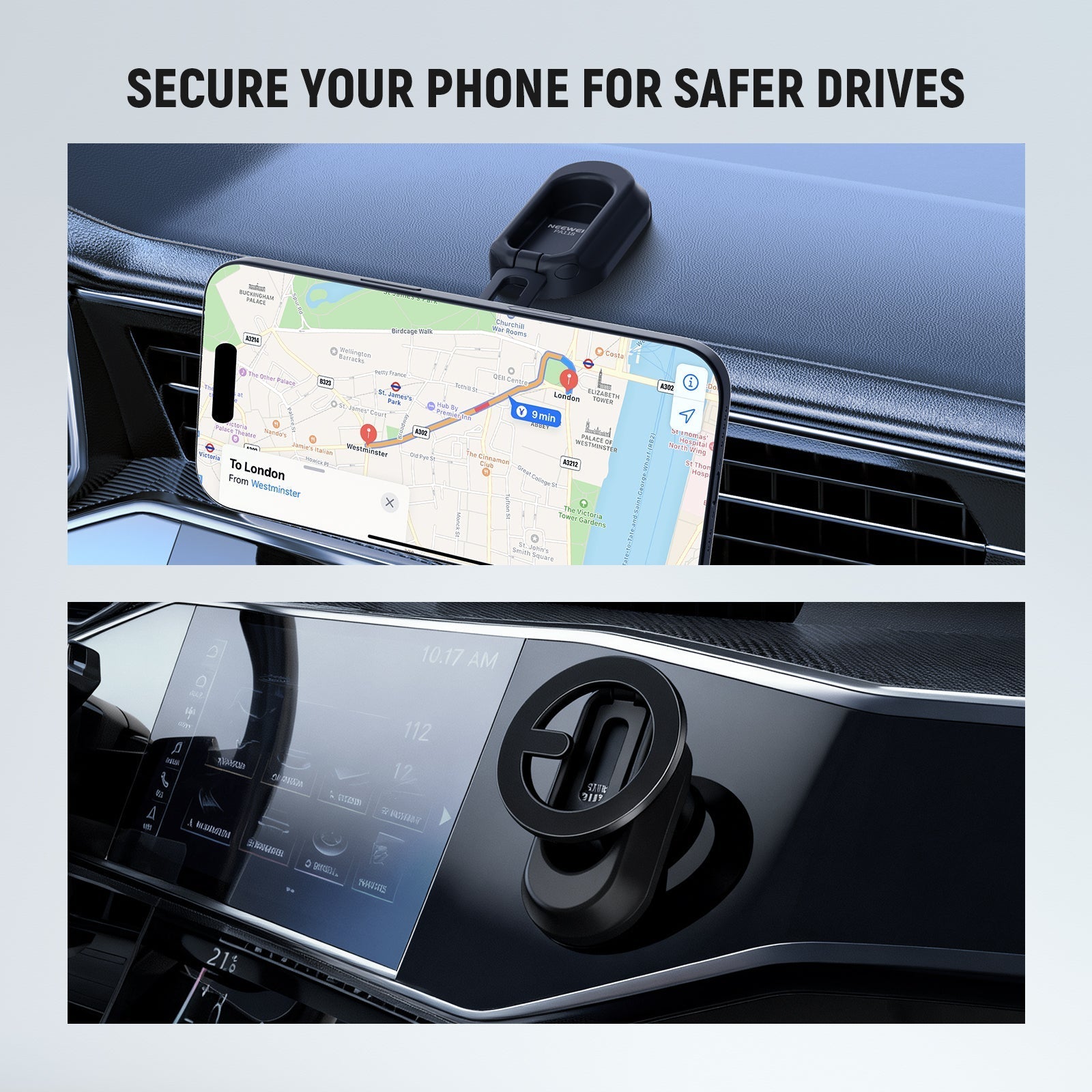 NEEWER PA118 Magnetic Phone Holder for Car