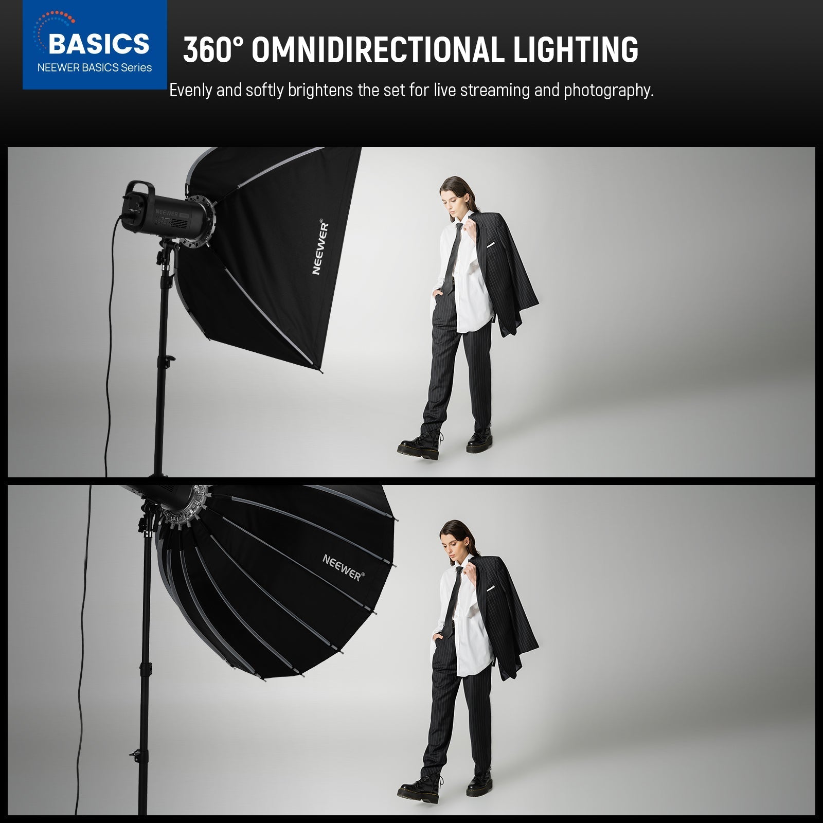 NEEWER BASICS NS36P/NS37P/NS38P/NS39P Parabolic Softbox