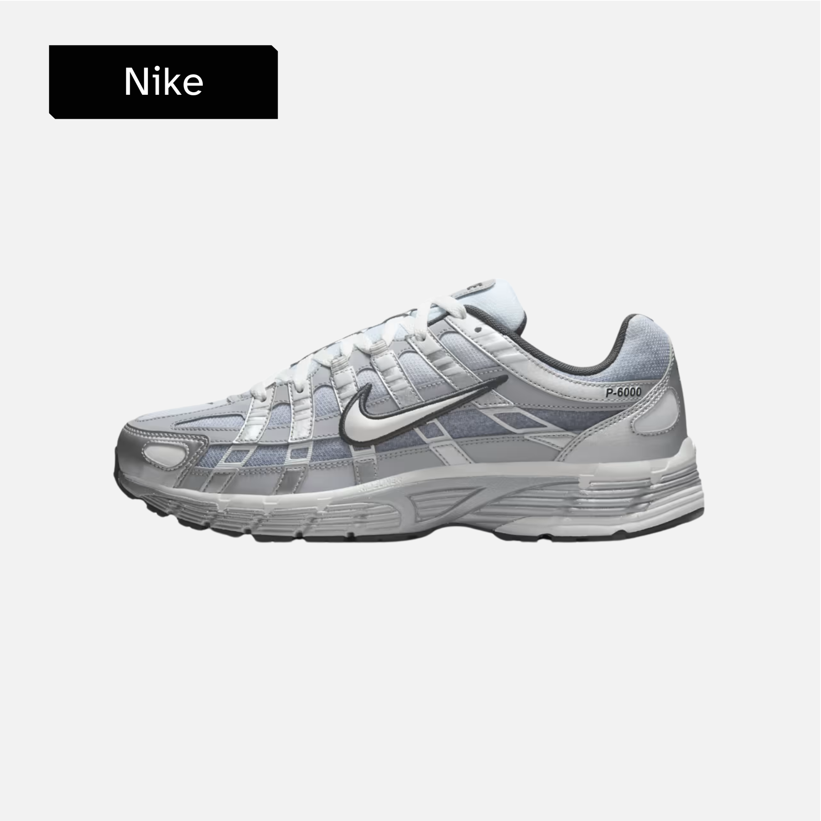 Nike P-6000 'Metallic Silver Wolf Grey'