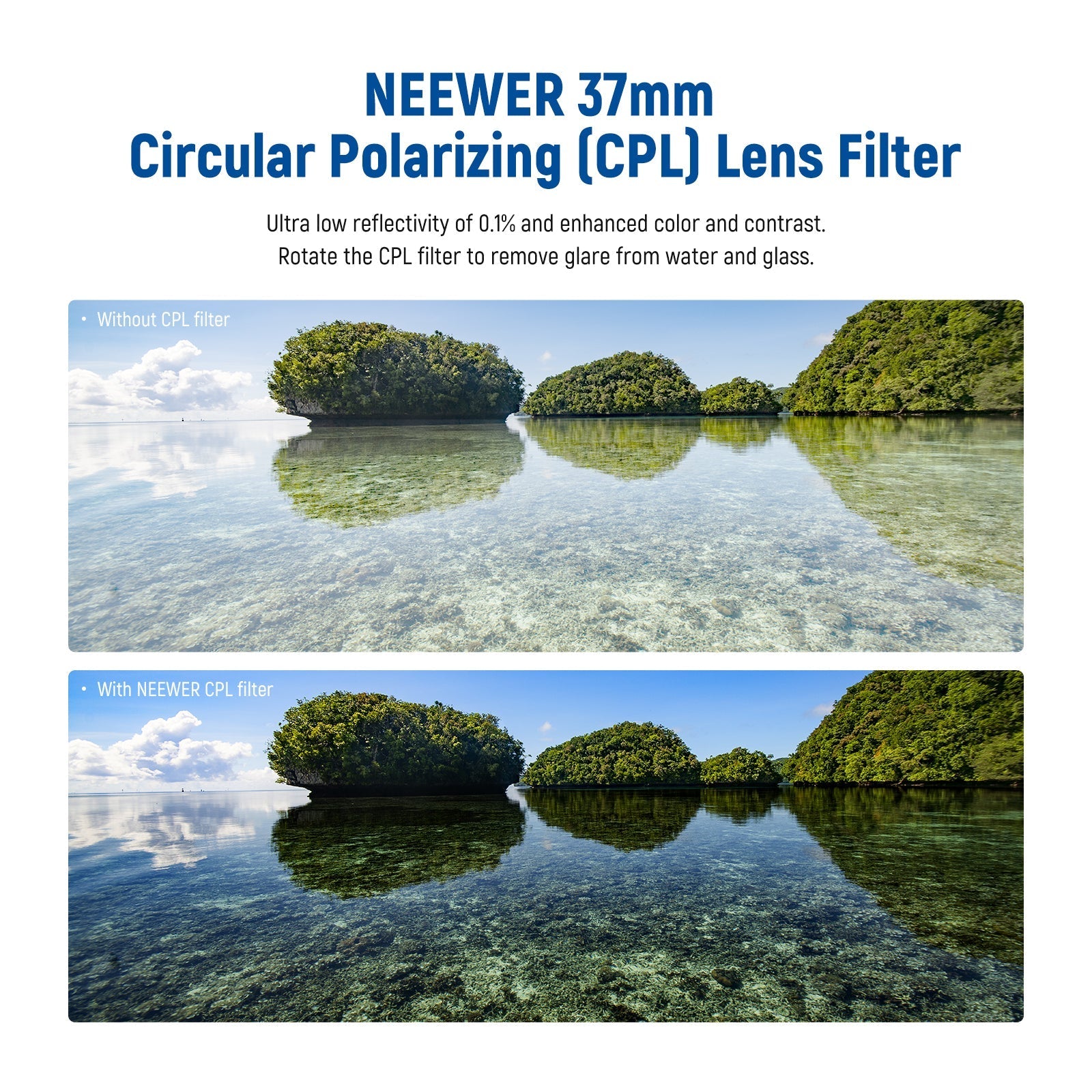 NEEWER Polarizer CPL Lens Filter
