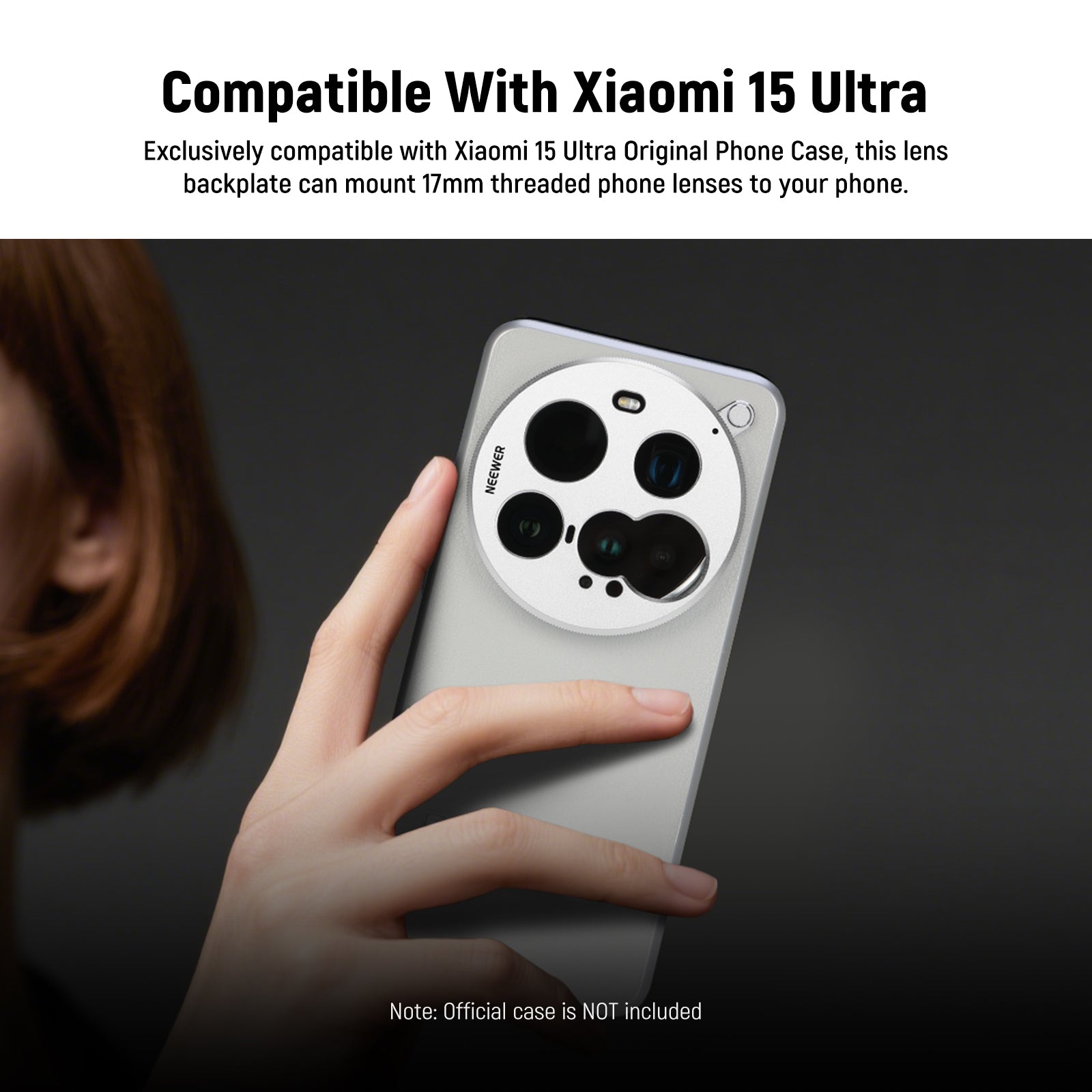 NEEWER PA111 Lens Backplate for Xiaomi 15 Ultra