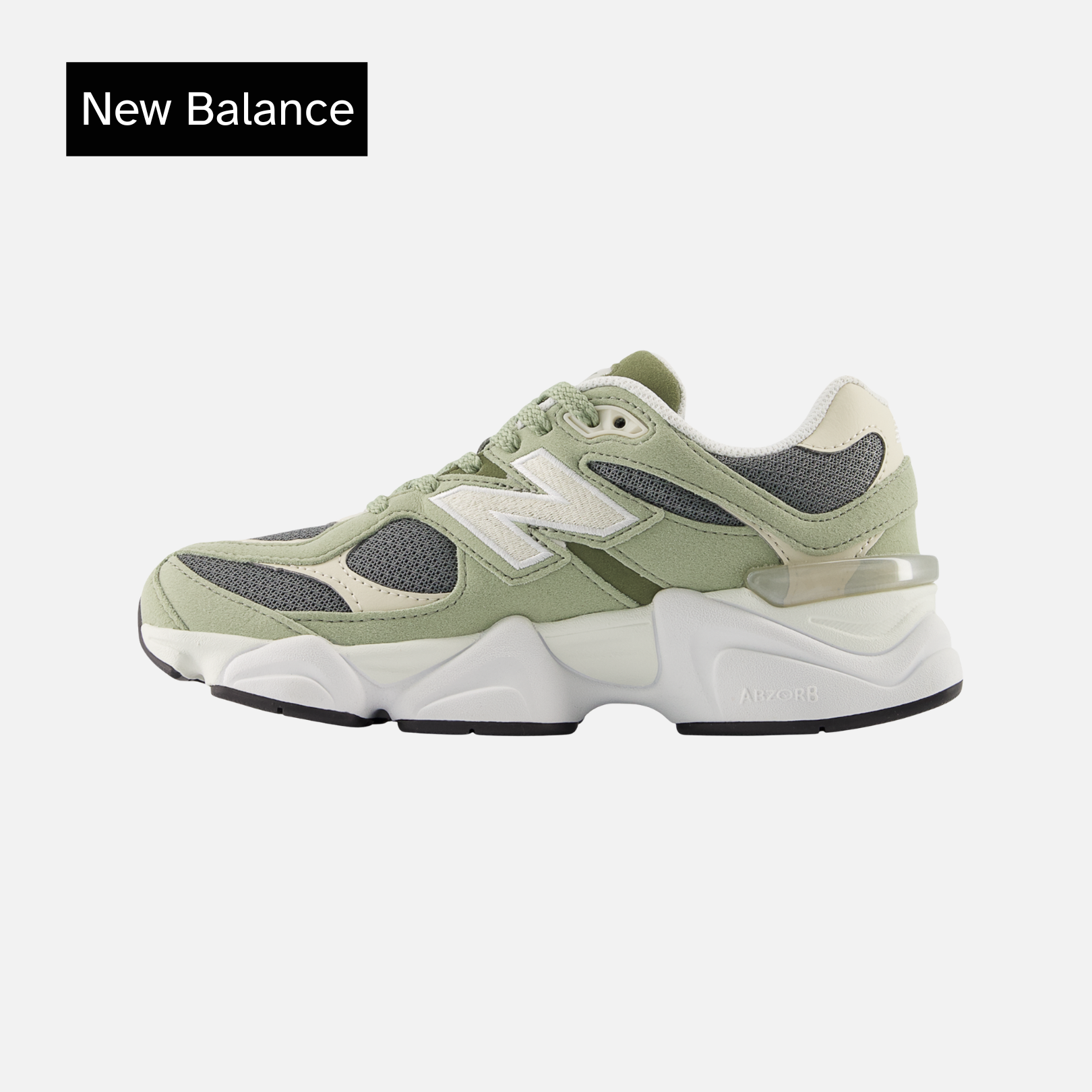 New Balance 9060 Big Kid 'Garter Snake White'