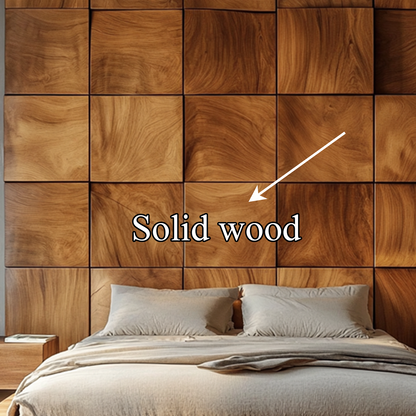 Wood Headboard Panels Solid Wood Wall Decor Bed Room