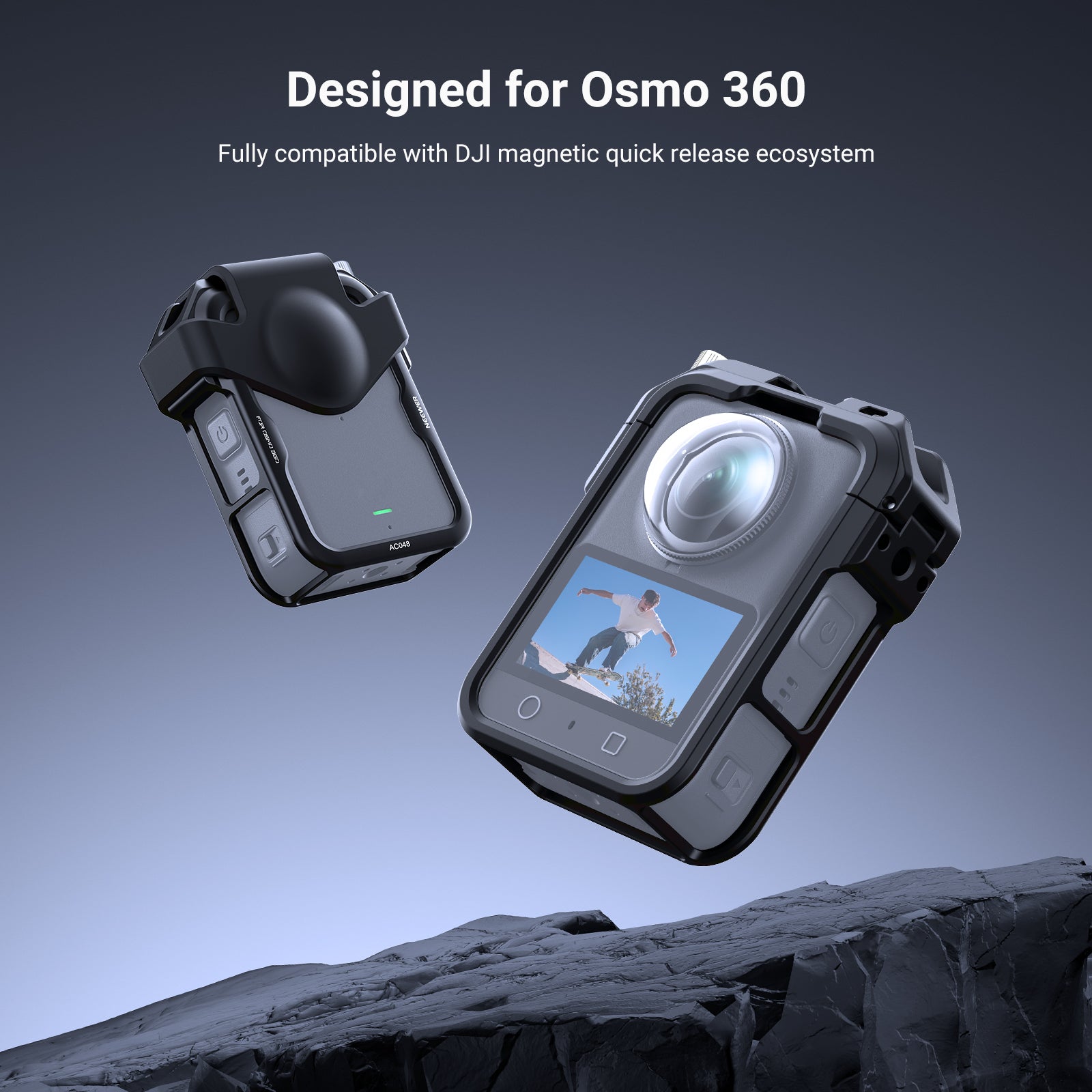 NEEWER AC048 Action Camera Cage Compatible with DJI Osmo 360