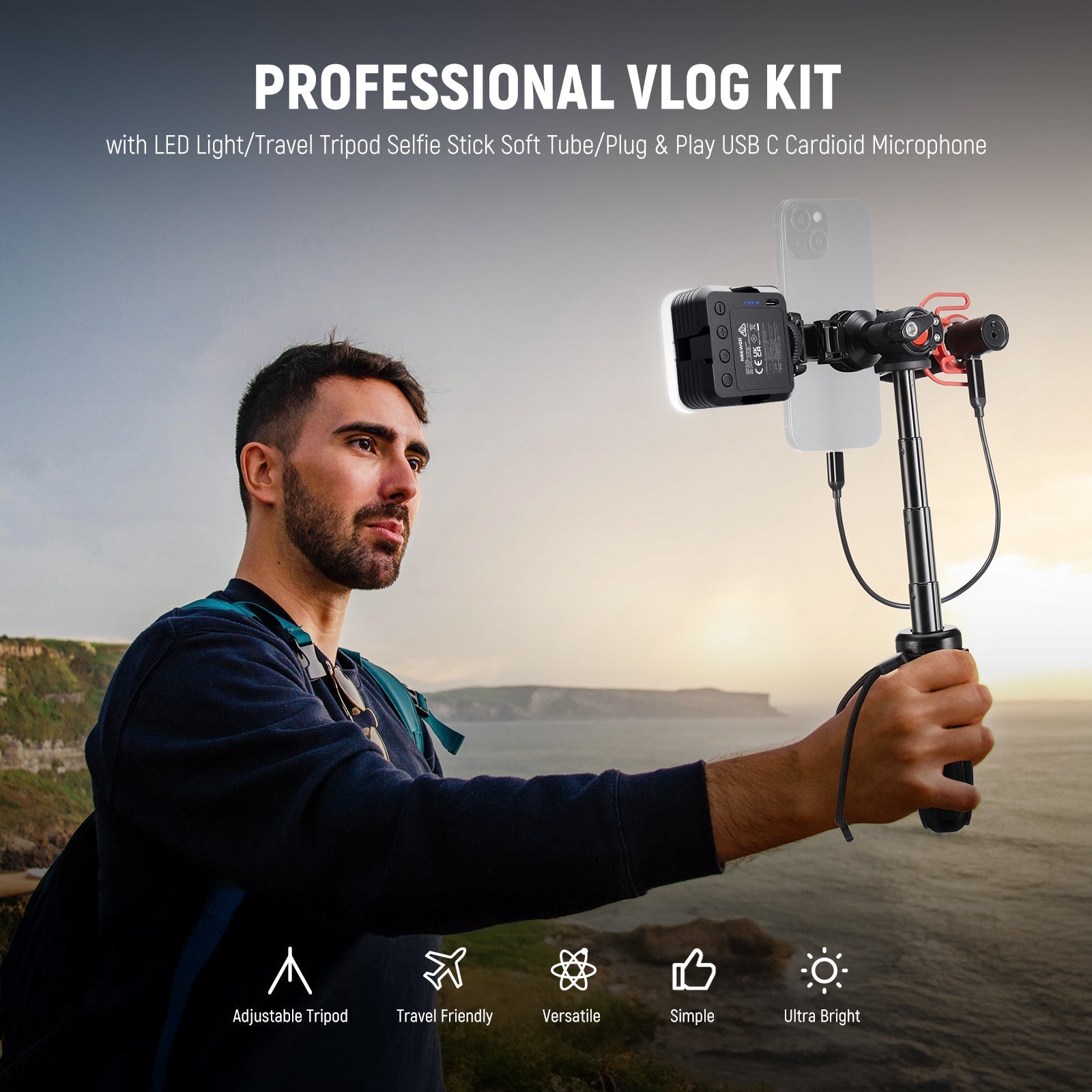 NEEWER PA045 Vlogging Kit