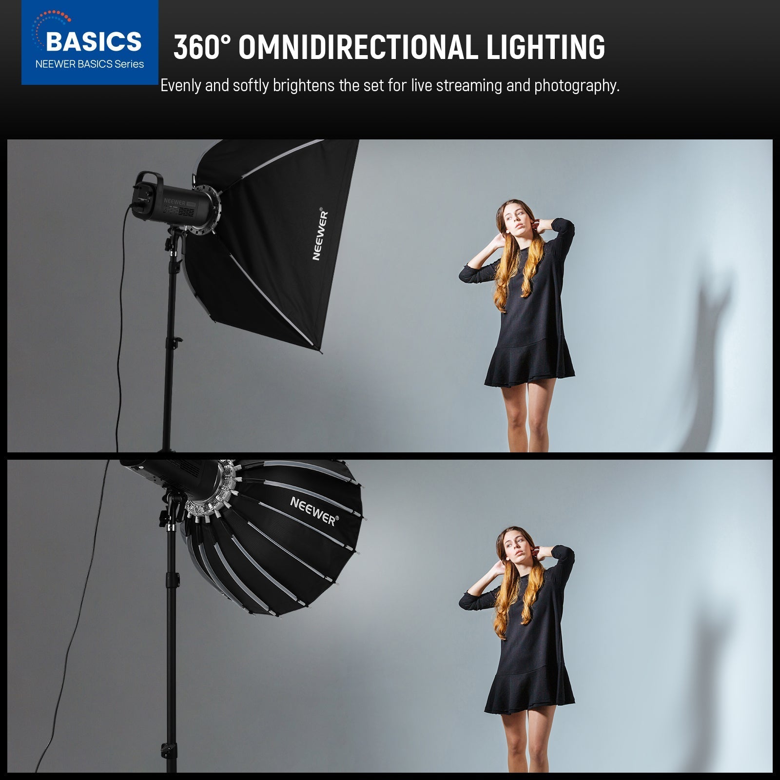 NEEWER BASICS NS36P/NS37P/NS38P/NS39P Parabolic Softbox