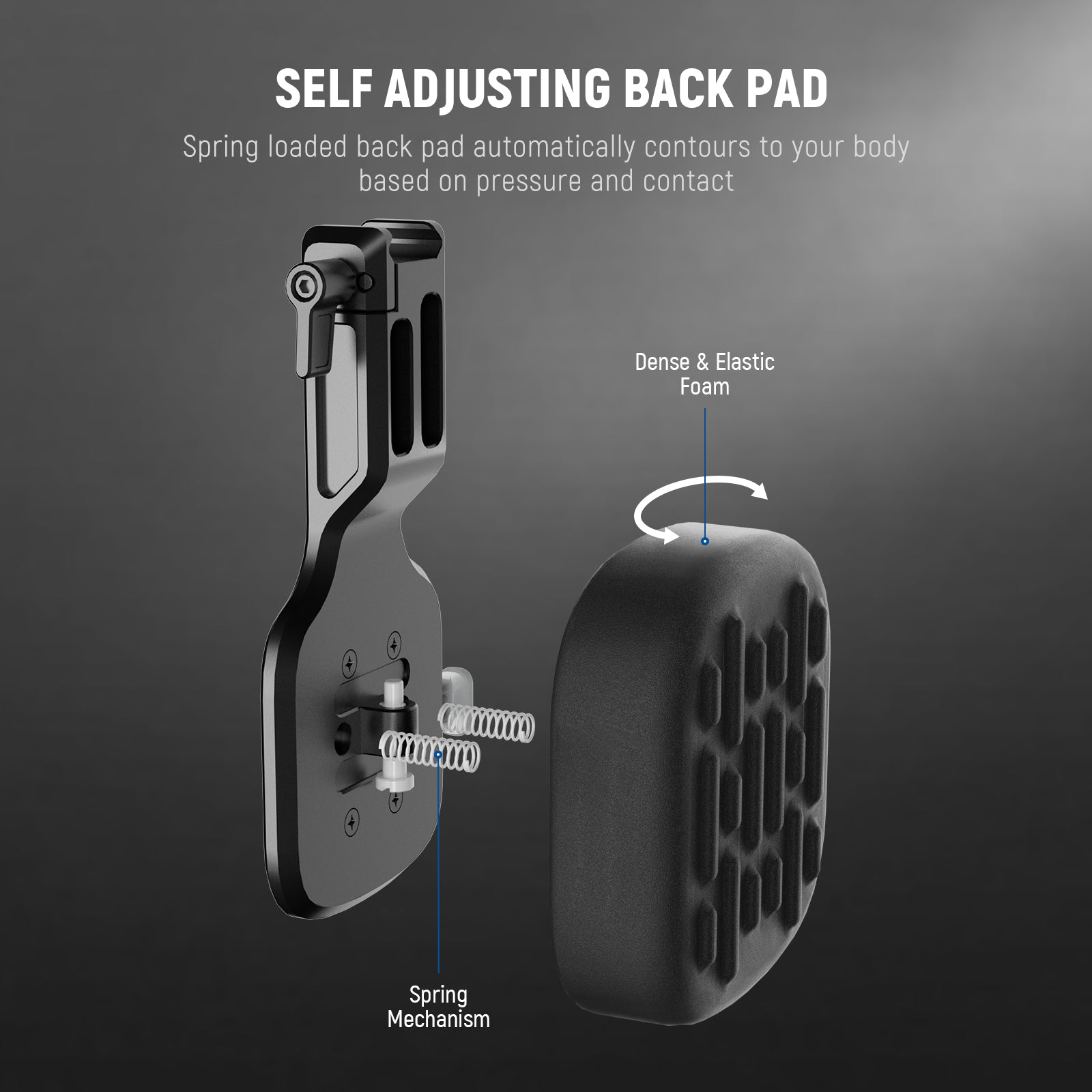 NEEWER SR016 15mm LWS Self Adjusting Shoulder Pad with V Mount Battery Plate