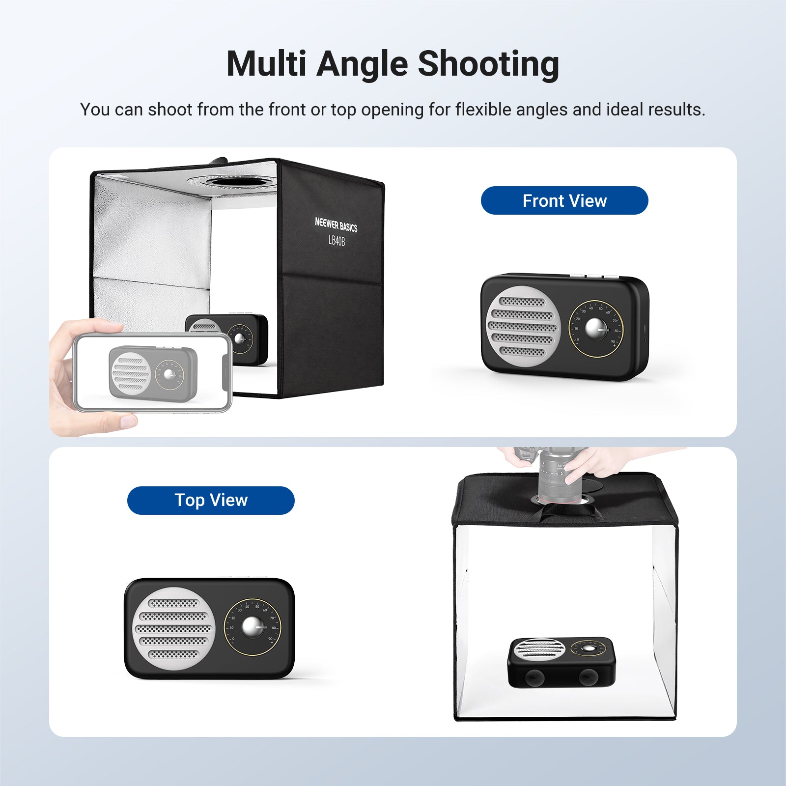 NEEWER BASICS LB30B/LB40B Photo Studio Light Box